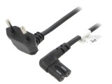 Cablu Alimentare CEE 7/16 Mufă Unghi - IEC C7 Mamă PVC