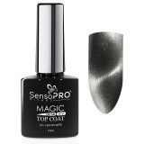 Top Coat Cat Eye SensoPRO Milano 10ml, Silver