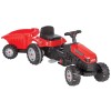 Tractor cu Pedale si Remorca Pilsan Active Red, Scaun Reglabil, +3 Ani