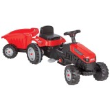 Tractor cu Pedale si Remorca Pilsan Active Red, Scaun Reglabil, +3 Ani