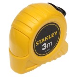 Ruleta cu banda metalica, cu blocare, Stanley 0-30-487, 3 m