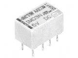 Releu electromagnetic DPDT 5VDC 2A 0,5A/125VAC