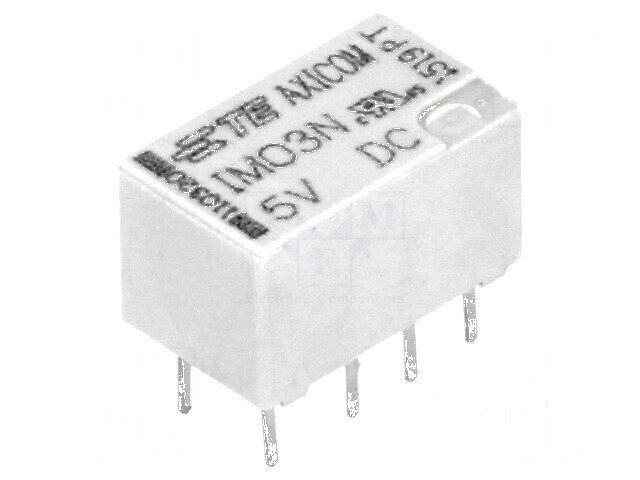 Releu electromagnetic DPDT 5VDC 2A 0,5A/125VAC