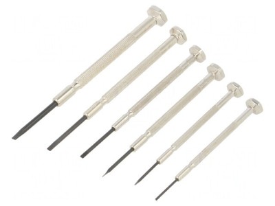 Set Șurubelnițe Precizie 6 Bucăți foto