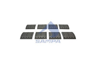 SAMPA 096.643 Set garnituri de frictiune, frana tambur foto