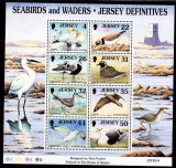 JERSEY 1998, Fauna, Pasari, bloc neuzat, MNH, Nestampilat