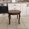 MASUTA ASY IN STIL CLASIC, 60X60 CM, DIN LEMN DE NUC