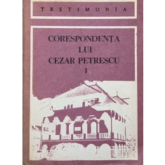Corespondenta Lui Cezar Petrescu I - Stefan Ionescu , A725