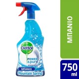 Spray de curățare pentru toaletă Dettol Power &amp; Pure Advance cu parfum Mountain Spring 750ml