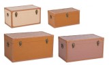 Cumpara ieftin Set 4 cufere depozitare Loisia 51x28x26 cm; 58x32x30 cm; 65x36x34 cm; 72x40x38 cm