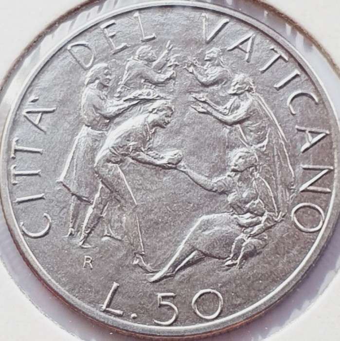 3180 Vatican 50 Lire 1989 Ioannes Paulus II (Human Solidarity) km 215