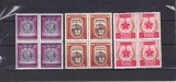 ROMANIA 1952 LP 296 ZIUA INTERNATIONALA A FEMEII BLOCURI DE 4 TIMBRE MNH, Nestampilat