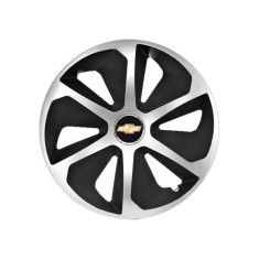 Set 4 capace roti Roco Gri-Negru R14 Compatibil Cu Chevrolet