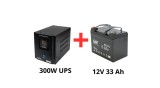 MHPower Sistem de alimentare ne&icirc;ntreruptibilă pentru pompe de circulație 300W + Pachet de baterii MPLPower 33Ah