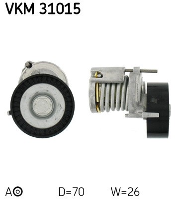 SKF VKM 31015 rola intinzator,curea transmisie