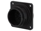 Conector circular soclu 20 pini pentru montare pe panou tată
