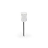 Biax sculptura lemn SABURR - Cap 9,5 mm-cilindric concav coada 3,2mm , Granulatie Saburr Foarte FINA - Alba