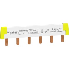 Bareta de alimentare 1P busbar pin 6M 100A Activ9 Schneider A9XPH106