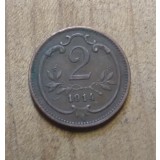 AUT AustroUngaria 2 heller 1914