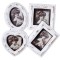 Set patru rame foto din rasini alb antichizate KR038