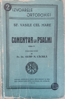 Comentar la psalmi (ed. a II-a) - Sf. Vasile cel Mare foto
