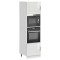 vidaXL Dulapuri pentru cuptor 2 buc Kalmar alb lucios lemn prelucrat 3315033