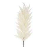 Ramură decorativă iarbă de pampas, 86cm, Alb Ivory, CMCLASS