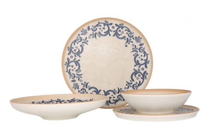 Bonna Set de vesela - Viento - 24 bucăți - 6 persoane - Porţelan