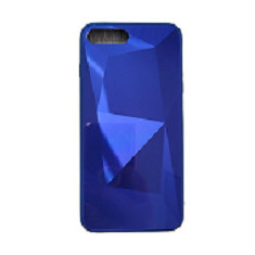 Huse telefon cu textura diamant Iphone 7 ; Iphone 8 , Albastru