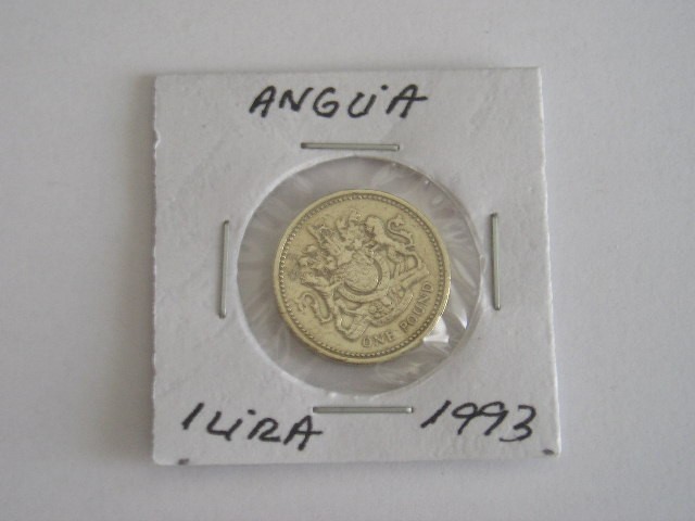 M3 C50 - Moneda foarte veche - Anglia - o lira sterlina - 1993