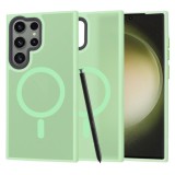 Husa pentru Samsung Galaxy S23 Ultra - Techsuit HaloFrost&nbsp;MagSafe Series - Light Green