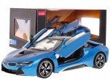 Macheta Bmw i8 2015 albastru scara 1/24 Welly