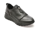 Pantofi GRYXX negri, 423M600, din piele naturala
