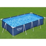 Piscina cu cadru metalic Bestway 56405, supraterana, dreptunghiulara, 400 x 211 x 81 cm