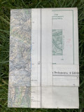 Harta geografica Elvetia, zona Ascona, editie 1951, Serviciul topografic Berna