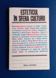 Esteticul &icirc;n sfera culturii -