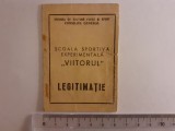 Legitimație atletism Școala Sportivă Experimentală Viitorul, 1964