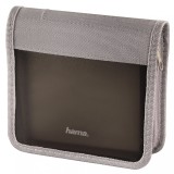Portofel Hama 28 CD-uri, Grafit/Argintiu