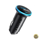 Incarcator Auto Anker 323 52.5W 3A 1 x USB-A - 1 x USB-C Negru A2735G11