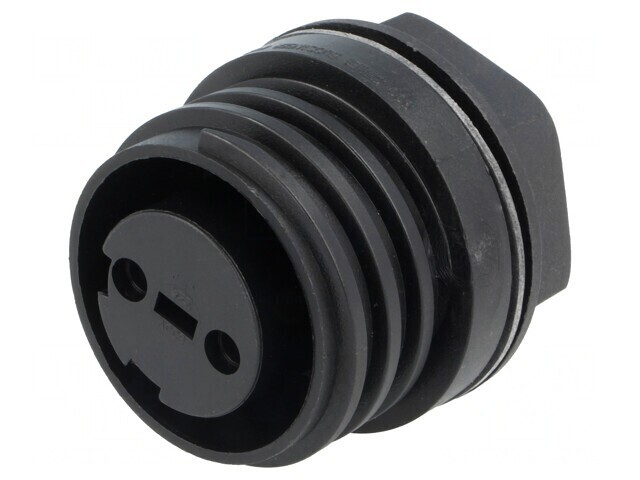Conector circular soclu mamă 2 pini nichelat Buccaneer 900 PX0931/02/S