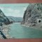 Carte postala Baile Calimanesti, Vedere de pe Valea Oltului, perioada interbelica