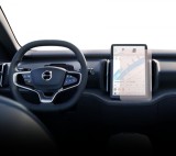 Folie Protectie Navigatie Volvo EX30 2023+, Duragon, protectie Display Navigatie, silicon Transparent, Anti-zgarieturi, kit instalare