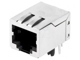 Soclu RJ45 Ecranat cu Transformator de Separare THT PIN 8