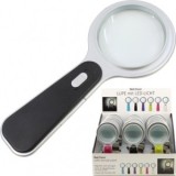 Lupa cu iluminare LED, 15 x 6.5 cm, diverse culori