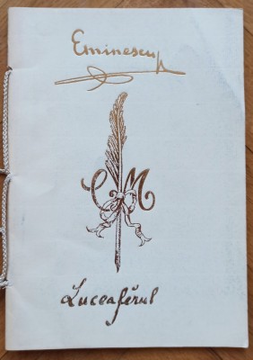 Luceafarul - M. Eminescu// colectia Manuscriptum 1997 foto
