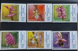 Romania 2007 - Orhidee salbatice din Romania,colita si serie cu tabs MNH (doua poze)