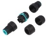Conector alimentare AC Techno THB.391.A4A, 450V, 32A, IP68, 4 pini, 7-12mm cablu