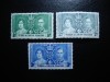 TURKS &amp; CAICOS 1937 SERIE INCORONAREA GEORGE VI MH, Nestampilat