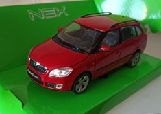 Macheta Skoda Fabia Combi MK2 Break 2009 - Welly 1/24 foto