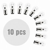 Set 10 becuri auto P21/5W BAY15d 12V 21/5W alb Carguard